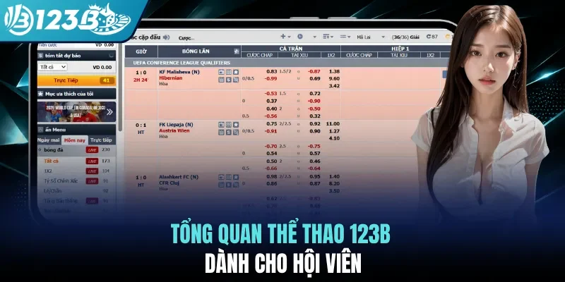 Tổng quan thể thao 123B dành cho hội viên